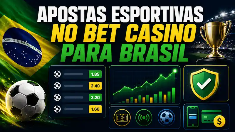 Apostas esportivas no bet casino para Brasil